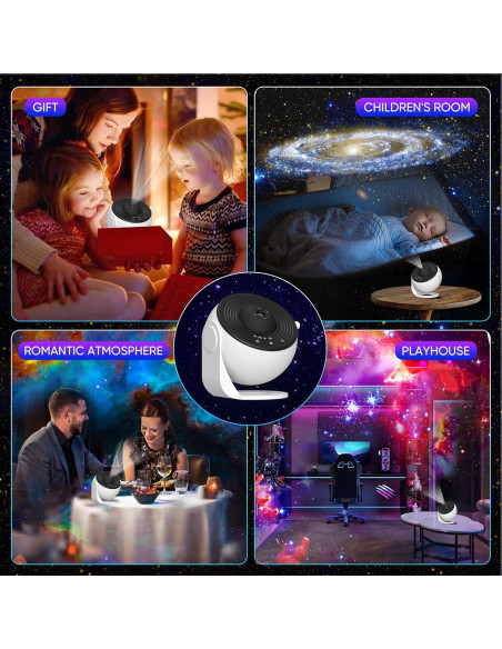 Proyector de Estrellas HD Xeefeel 13 en 1 con Temporizador