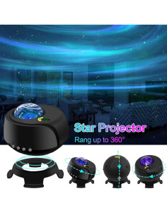 Proyector de Estrellas FLITI con Nebulosa y Bluetooth 14cm 2