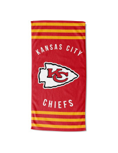 Toalla de Playa Rayas NORTHWEST Kansas City Chiefs 76.2x152.4cm