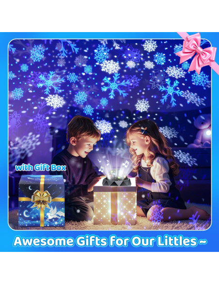 Proyector de Luz Nocturna PIKOY para Niños 15 Colores 3 Películas