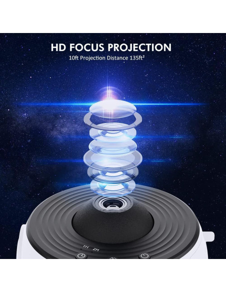 Proyector Estelar Yokgrass YOKUS-2304-PP Luz Nocturna HD Proyector Estelar Yokgrass YOKUS-2304-PP Luz Nocturna HD