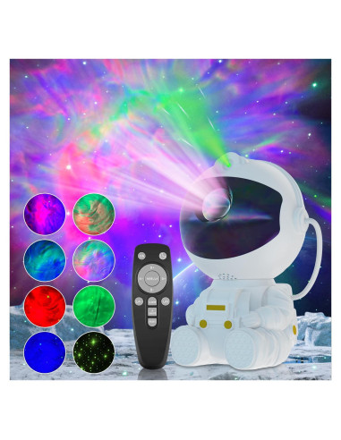 Proyector Galáctico HCRTGAY con Control Remoto y Temporizador