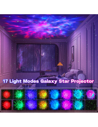 Proyector de Estrellas Galaxy Proran con Control Remoto 13.97cm