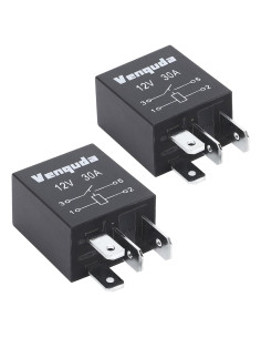 Relé 4 Pines 12V 30A Zhenbaoshop Universal Multiusos