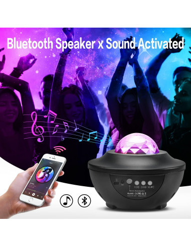 Proyector de Estrellas Sopco con Altavoz Bluetooth y Control Remoto