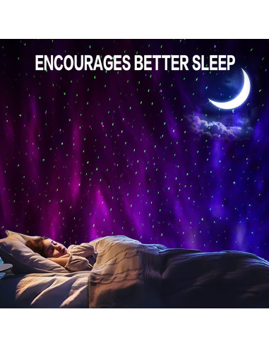 Proyector de Estrellas Sopco con Altavoz Bluetooth y Control Remoto