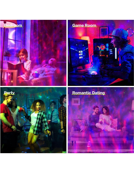 Proyector de Estrellas Sopco con Altavoz Bluetooth y Control Remoto