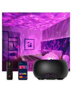 Proyector Nocturno Estrella Geanli con Altavoz Bluetooth 15.24cm