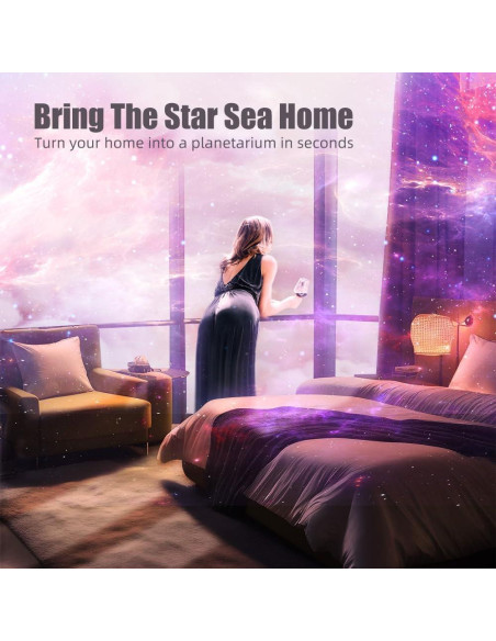 Proyector de Luz Nocturna Astronauta AceGamer Rosa-Blanco