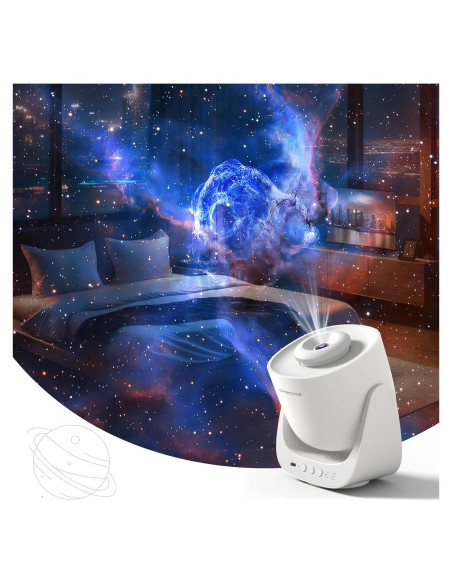 Proyector Estelar Orzorz, Luz Nocturna Galáctica 16cm