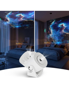 Proyector Estelar Orzorz, Luz Nocturna Galáctica 16cm 2