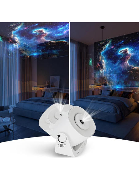 Proyector Estelar Orzorz, Luz Nocturna Galáctica 16cm