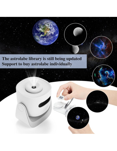 Proyector Estelar Orzorz, Luz Nocturna Galáctica 16cm