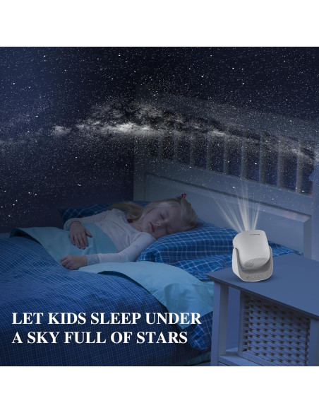 Proyector Estelar Orzorz, Luz Nocturna Galáctica 16cm