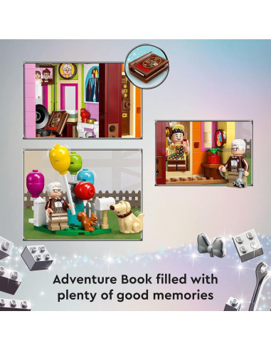 LEGO Casa Disney Pixar 'Up' 43217 598 Piezas 27 cm