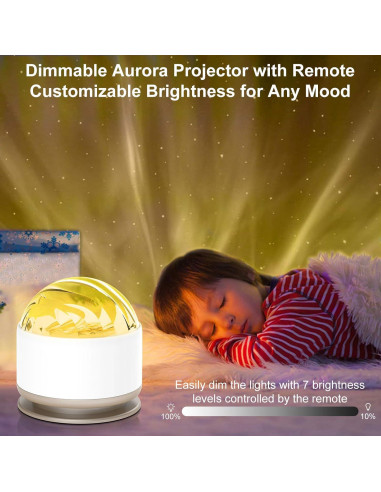 Proyector de Luz Aurora HUMIIEYE DY-FWD01 16 Colores USB-C