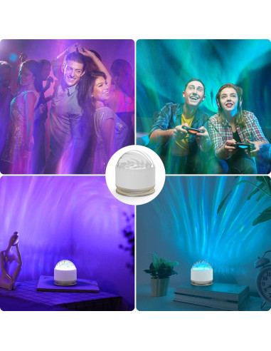 Proyector de Luz Aurora HUMIIEYE DY-FWD01 16 Colores USB-C