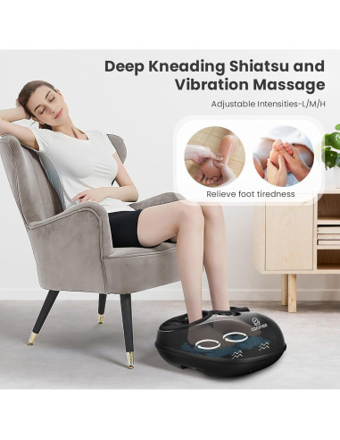 Masajeador de Pies COMFIER CF-5003RC con Calor y Control Remoto