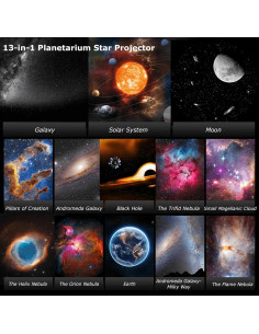 Proyector de Galaxia Nawchedo 13 en 1 Luz Nocturna HD 2