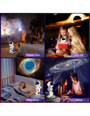 Proyector de Galaxia Nawchedo 13 en 1 Luz Nocturna HD