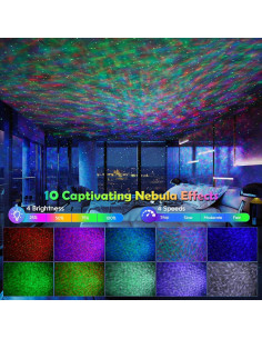 Proyector de Estrellas FlyEagle RS-KLD10B Luz Nocturna 2