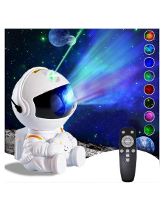 Proyector de Estrellas Astronauta HLKZine, Luz Nocturna 7 Efectos