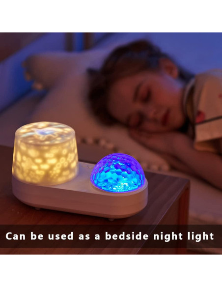 Proyector de Luz Nocturna KELAHOUSE Estrellado 360 para Niños