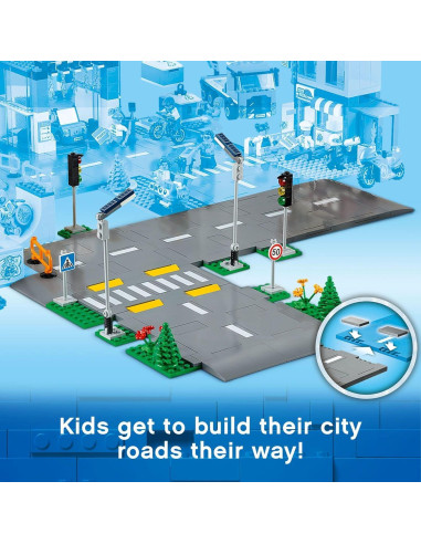 LEGO City Placas de Carretera 60304 - Set de Construcción 112 Piezas