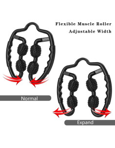 Rodillo Muscular MZDXJ 6 Ruedas Masajeador para Cuerpo 2
