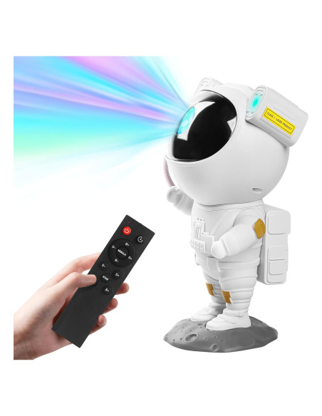 Proyector de Estrellas WHD Astronauta con Control Remoto 21.5cm