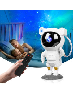 Proyector de Estrellas WHD Astronauta con Control Remoto 21.5cm 2