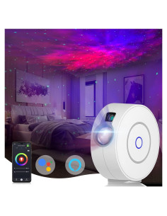 Proyector de Estrellas Inteligente CHIGIH, Luz Nocturna LED Controlada por App