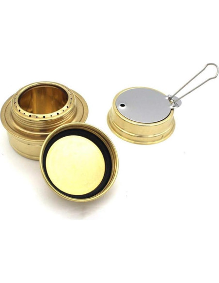 Estufa de Alcohol Mini Portátil Ultraligera 145g para Camping Estufa de Alcohol Mini Portátil Ultraligera 145g para Camping