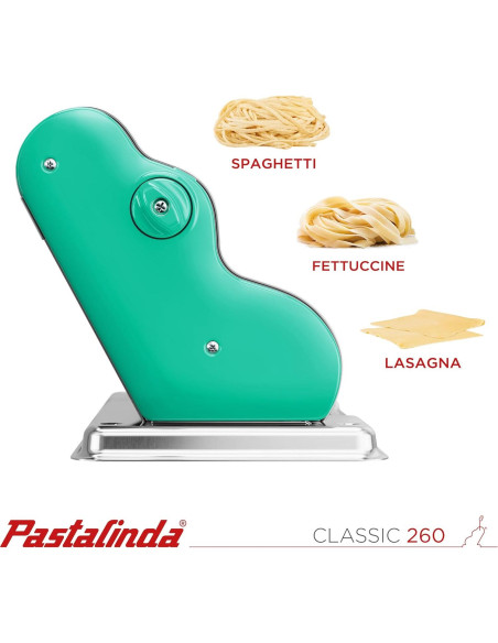MAQUINA DE PASTA PASTALINDA Classic 26 cm, 9 posiciones, Verde