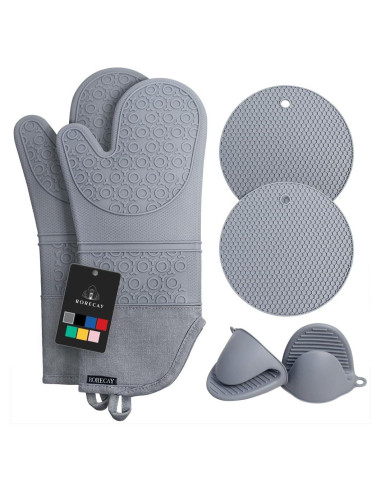 Guantes de Horno Rorecay Silicona Extra Largos 38 cm