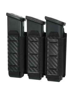 Soporte Triple para Revistas 9mm OEBABE Nylon Táctico