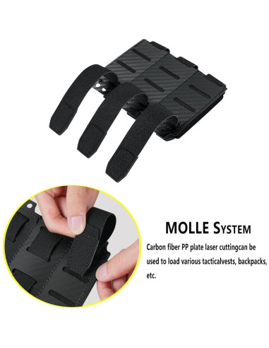 Soporte Triple para Revistas 9mm OEBABE Nylon Táctico