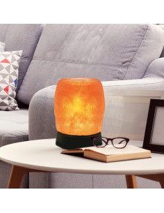 Lámpara de Sal Natural Himalayan Glow 10 cm USB LED 2