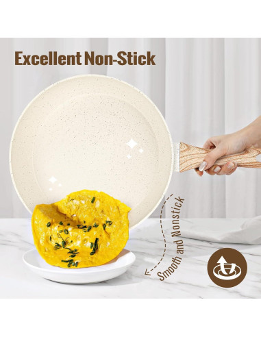 Juego de Ollas y Sartenes SouxMux 12 Piezas Antiadherente