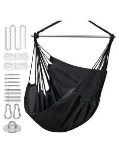Silla Hamaca Colgante Gocvo ZY-1 Gris Oscuro Resistente