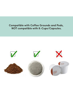 Cafetera Personal Elite Gourmet EHC113M Verde 414ml 2