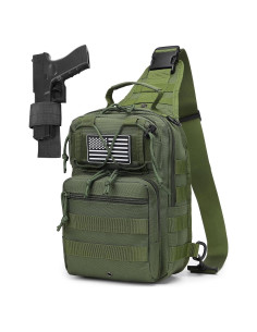 Mochila Táctica Militar Verde 10L para Hombres