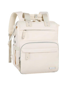 Mochila de Tejer LTINVECK Albaricoque con Cargador USB