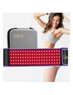 Cinturón de Terapia de Luz Roja LitePow 57x12.4cm Alivio Dolor