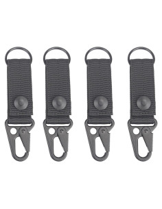 Anillo de Llave XTACER Molle Negro EDC Organizador