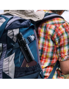 Soporte para Linterna PowerTac E9 de Poliamida Negro 2