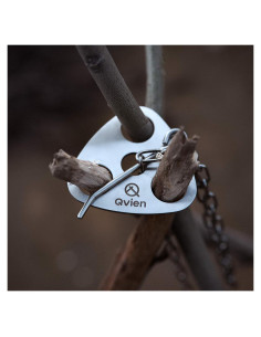 Tablero de trípode para camping Xergur - Acero inoxidable