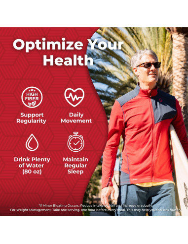 Cápsulas de Psyllium Health Plus 680g - Suplemento de Fibra