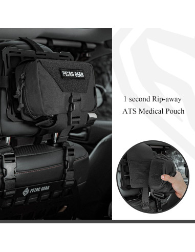 Bolsa Médica Táctica PETAC GEAR IFAK Molle 13.97x19.05cm