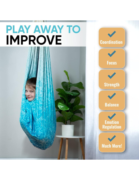 Columpio Sensorial QLE Doble Capa 139,7x154,9 cm 300 kg